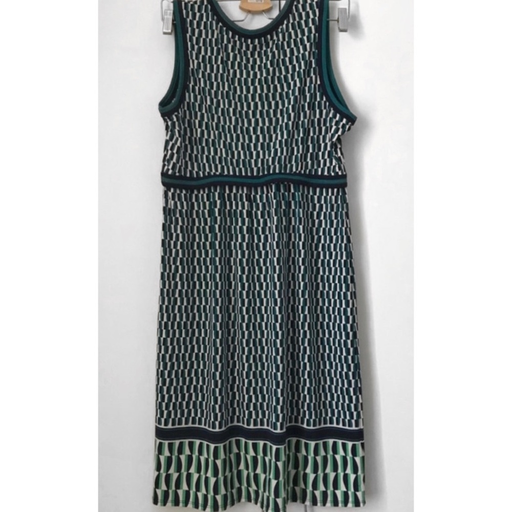 Max Studio Geometric Print Sleeveless Sun Dress - Picture 2 of 6